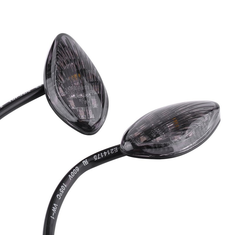 KIMISS 1 Pair Motorcycle Turn Signal, Motorcycle Flash LED Turn