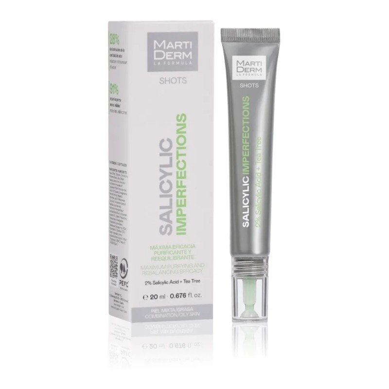 Martiderm Shot Salicylic Imperfections Matificante 20 Ml. Mixta