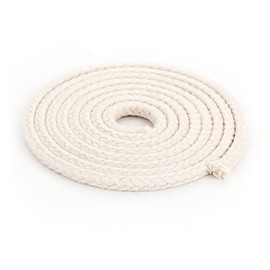 NKlaus 1 Metre Round Wick 100% Pure Cotton 3.0 mm Thin for Oil Lamp, Petroleum Lamp