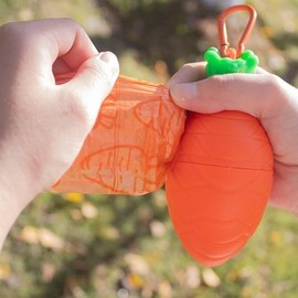 Dog Waste Bag Hook & Dispenser Bundle – Portable Poop Bag Holder with 4 Rolls of Leak-Proof Bags, Durable & Easy-to-Use for Walks, Travel & Home – Fits All Standard Waste Bag Rolls