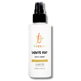 Cezons Lights Out Night Cream - Gentle Face Cream for Kids, Tweens and Teenagers - 100ML - Hyaluronic Acid Moisturiser - Fragrance-Free, Alcohol Free Skincare.