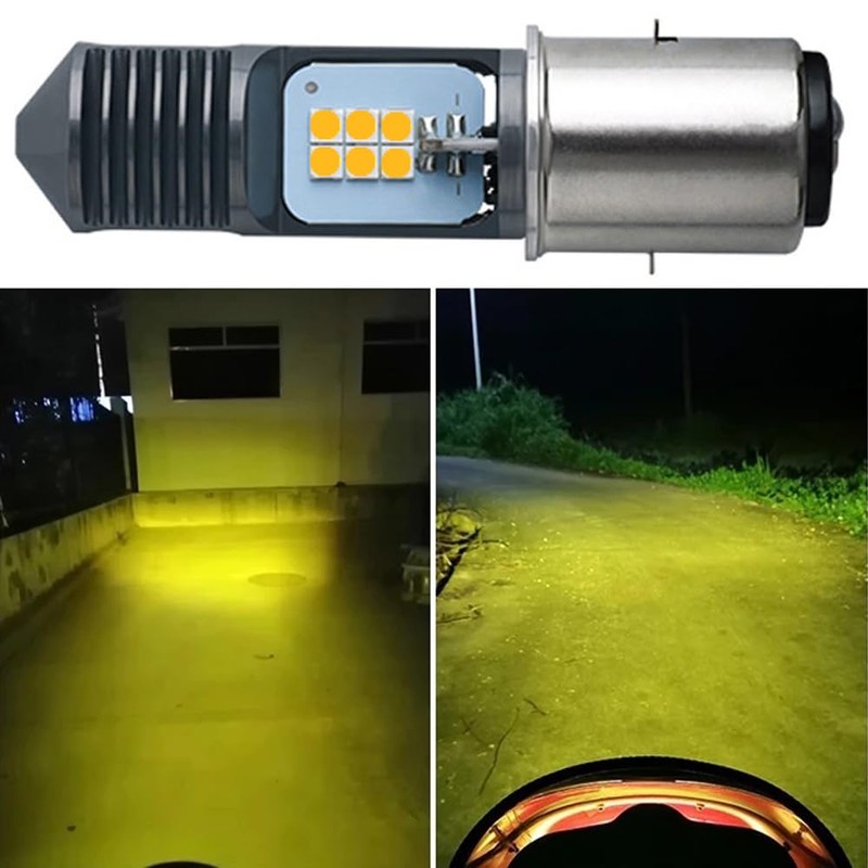 BA20D H4BS LED Motorcycle Headlight, HI/LO Switch, For Motorcycle Headlights,
