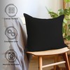 Encasa Cotton Throw Pillow Covers Set of 2 I 24x24