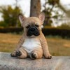 French Bulldog Statue Dog Figurine Resin Ornament Garden Decor Home