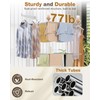 Bigzzia 4 Tier Folding Drying Rack Clothing Clothes Horses Rack