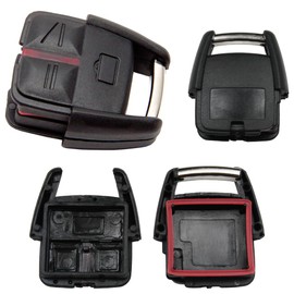 Repair Kit Car Key Replacement Housing with 1 x 3 Buttons + Push Button Compatible for Opel Vectra C Signum