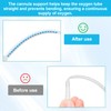 10 Pack Oxygen Tube Support Crimp Straightener for Oxygen Concentrator