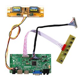FanyiTek DP VGA Control Board for 19" 1440x900 30pin 4CCFL LVDs Screen LTM190M2-L01 HT190WGL-600 M190MWW3 R0 M190PW01 V0