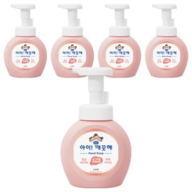 iClean Antibacterial Foam Hand Soap Peach Fragrance, 250ml, 5 Pieces / 아이깨끗해 항균 폼 핸드솝 복숭아향, 250ml, 5개