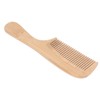 5pcs Bamboo Hair Comb Anti Statics Round Teeth Fragrance Wide
