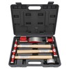 PASBAS 7 Piece Auto Body Repair Kit，Hammer and Dolly Tools