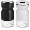 CHEFVANTAGE Salt and Pepper Shakers Set with Adjustable Pour Holes