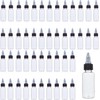 50pcs Paint Dropper Bottles with Twist Cap and Funnels, 1