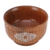 Bowl Sour Jujuba Wood Handmade Anti Scald Classic Rice Bowl