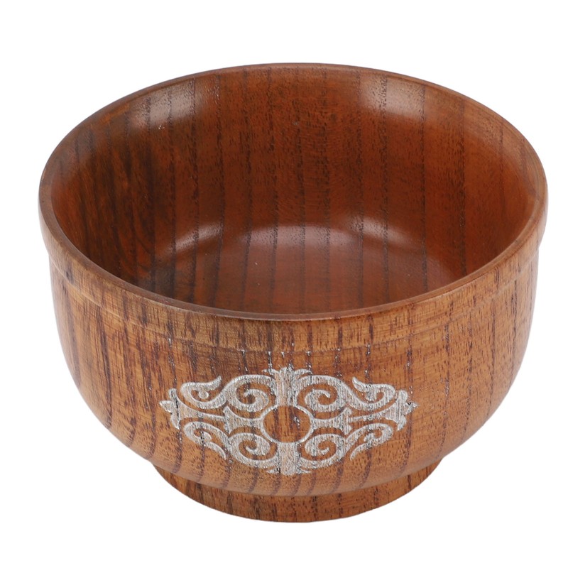 Bowl Sour Jujuba Wood Handmade Anti Scald Classic Rice Bowl