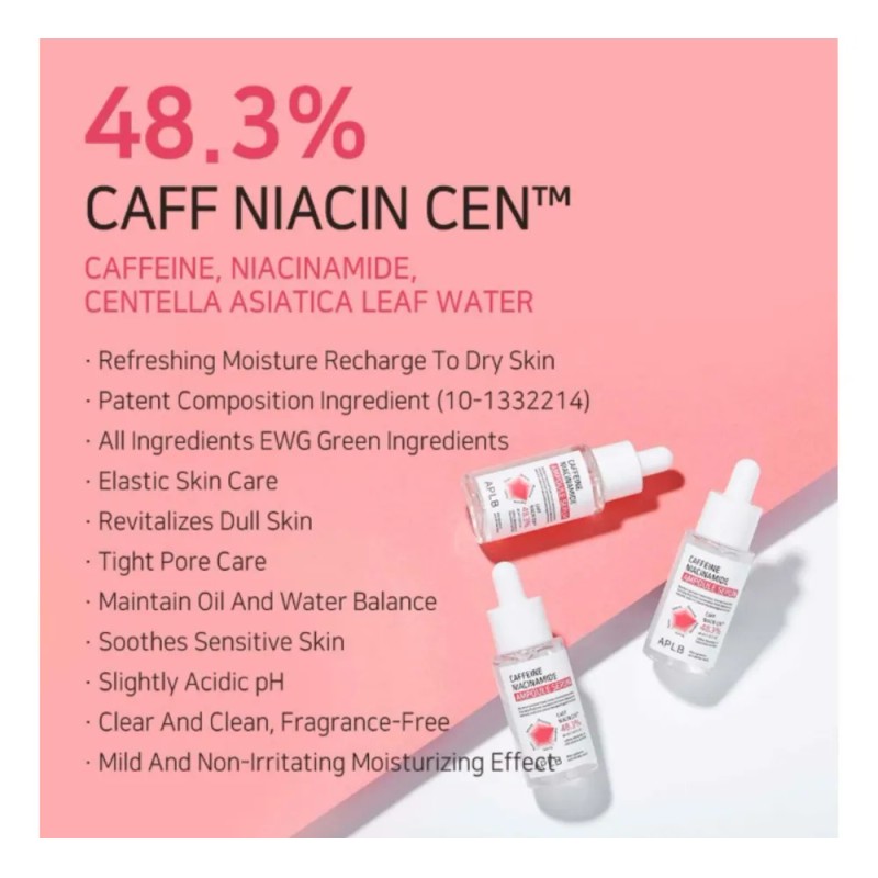 Aplb Sérum Caffeine Niacinamide Ampoule 40ml Todo Tipo De Piel