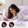 Love's cabin Satin Pillowcase for Hair and Skin (Light Purple,