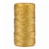 jijAcraft 100M Gold String, 1.5MM Gold Thread Twine, Metallic Thread