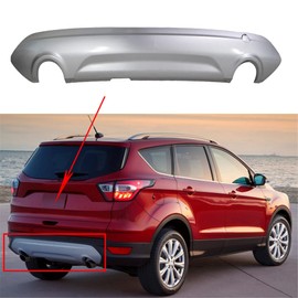 waltyotur Rear Lower Bumper Cover Silver Replacement for Escape 2013 2014 2015 2016 2017 CJ5Z17K83BA