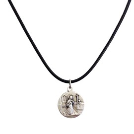 Medalla de San Rita de Cascia – La patronidad de las causas perdidas e imposibles, 100% fabricado en Italia, Latón