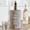 Santa Barbara Design Studio Wine Chiller Cement Holder for Wines,