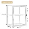 Vitrina Acrílica De 2 Niveles Para Figuras Y Colecciones