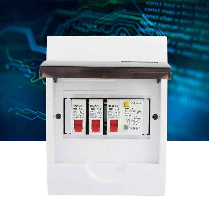 Fuse Box, Exquisite Appearance Garage Fuse Box Electric Auxiliary Material