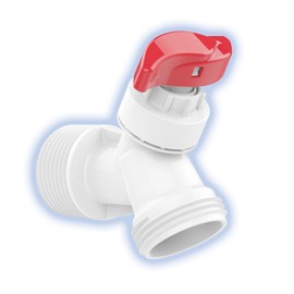 Fleximatic 2489 Llave de Boiler 3/4" x 3/4" de resina acetal