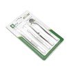 4-Piece Tweezers Set - Professional Stainless Steel Self Locking Hobby