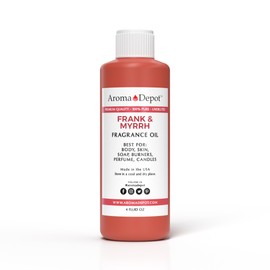 Frankincense & Myrrh 4 oz. Fragrance Oil I Perfume I Skin Oil I Scented Oil. DIY Projects Such as Candles, Bath Bombs, Body Butters, Creams & Lotions. Few Drops in The Diffuser, Burners, or Warmers.