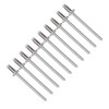 Rosette Rivets, 8PCS Aluminum Rosette Shaped Rivets Rustproof Cars Rose