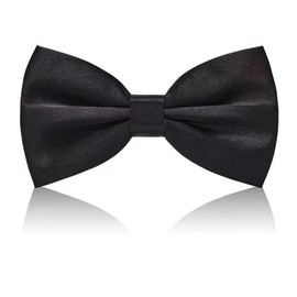 Mens Adjustable Bow Tie Classic Pre-Tied Formal Bow Tie Tuxedo Bowtie for Wedding and Parties (Black)