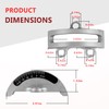 2-Pack Bandsaw Trunnions with Scale, Fit For 14" Standard Bandsaws,