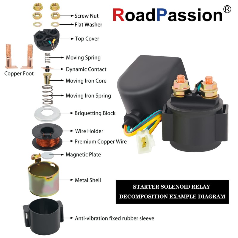 Road Passion Starter Solenoid Relay for Honda CB350 CB350G Super