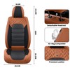FLORICH Car Seat Covers, Leather Seat Covers, Front Seat Covers
