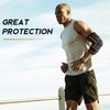 Protector de Brazo para Codera Deportivas, Codera Ajustable 2pk (Negro