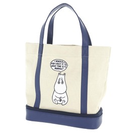 Marushin 1525006500 Tote Bag, Moomin, Cross Blue, Golf, Beginner, Character