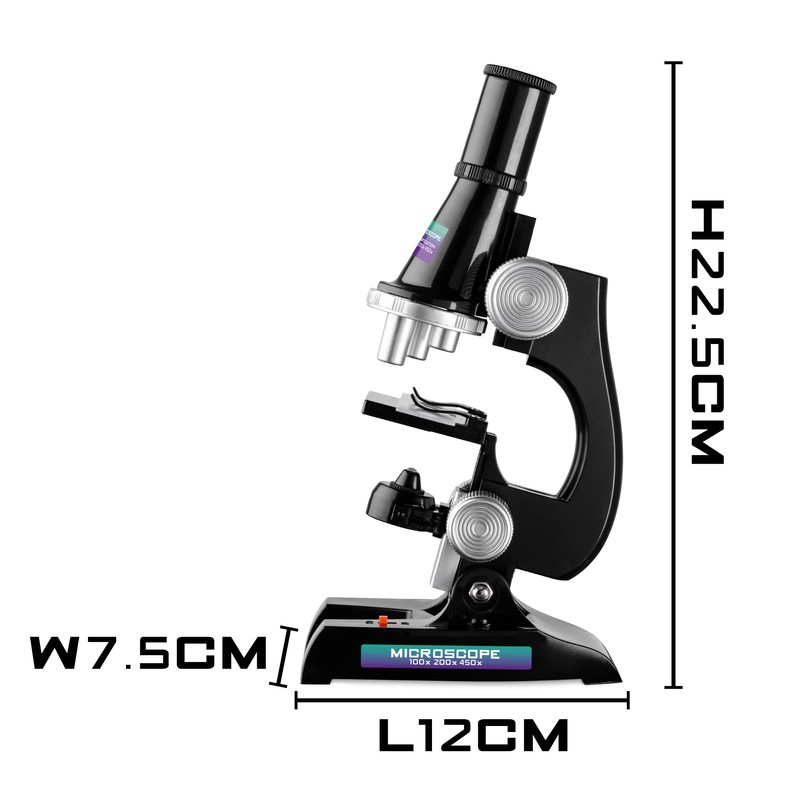 Toyrific | Kids Microscope Set Kit with Light, STEM Kit