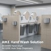 AIKE Air Wiper Compact Hand Dryer 110V 1400W Silver (with