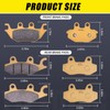 Brake Pads Ceramic Fit for Kawasaki Mule Pro FXT/EPS KAF