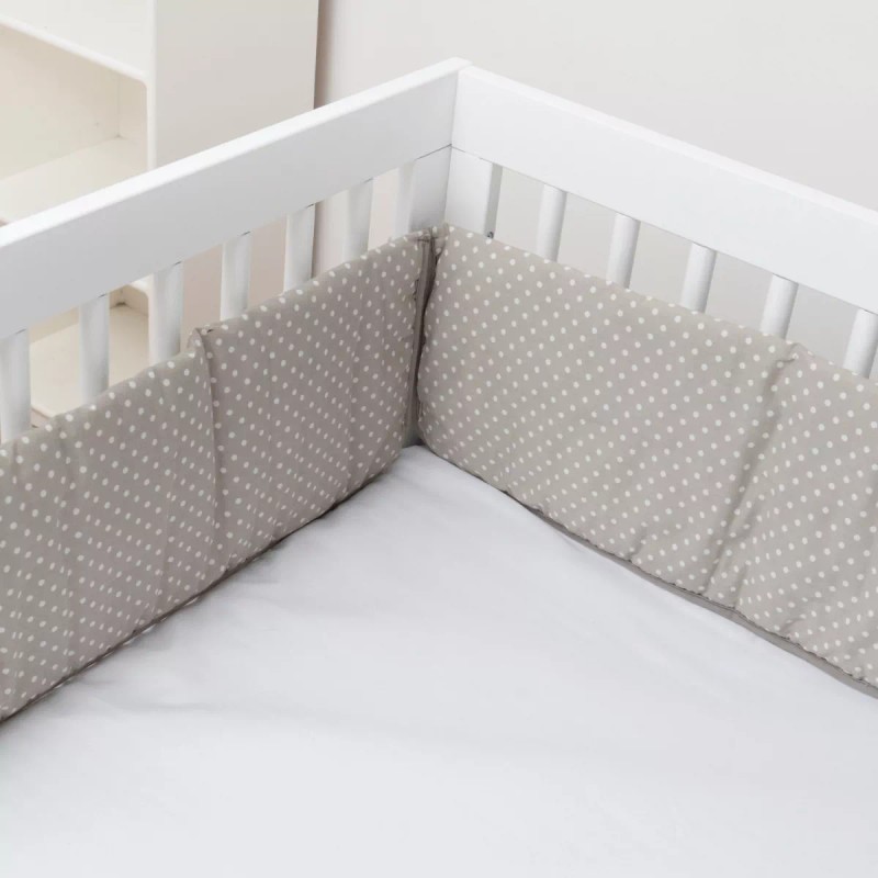 Baby Inc Set De Edredon Cuna Ultrasoft Gris Blanco Baby