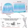 2Pcs Heated Hat Scarf Set USB Heat Winter Tie Dye