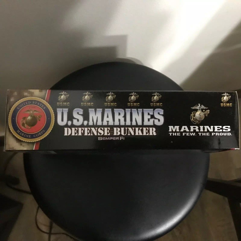 Excite U.S. Marines Defense Bunker Play Set Action Figure Gear