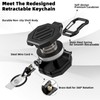DELSWIN Retractable Keychain Heavy Duty - ID Card Badge Holder