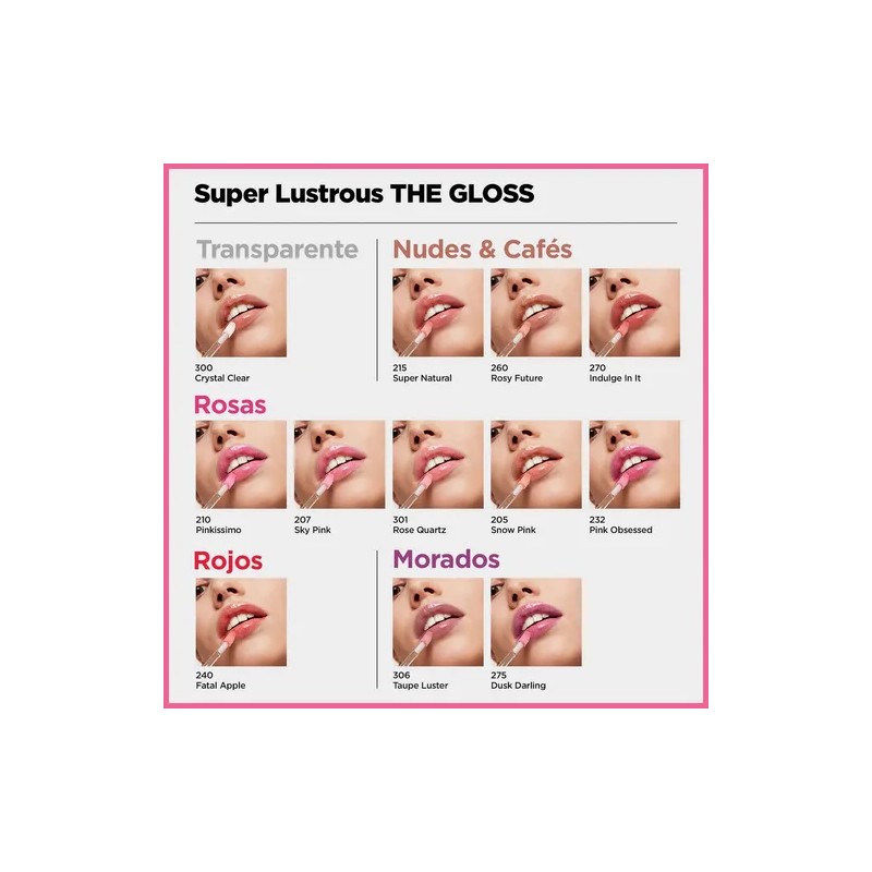 Brillo Labial Revlon Super Lustrous The Gloss Tono Snow Pink