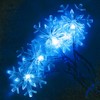 DomeStar Snowflake String Lights, 10ft 20LED String Lights Blue Snowflake