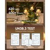 Homemory 12pcs Remote Timer LED Tea Lights Candles, 400+Hours Flickering