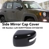 Side Mirror Cap Cover Black UV Protection Scratch Resistant Side