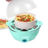 MyMini 7-Egg Cooker, Teal Color - Perfect Boil, Poach, or