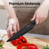 Hancorys Knife Sets for Kitchen with Block, 15 Pieces Chef